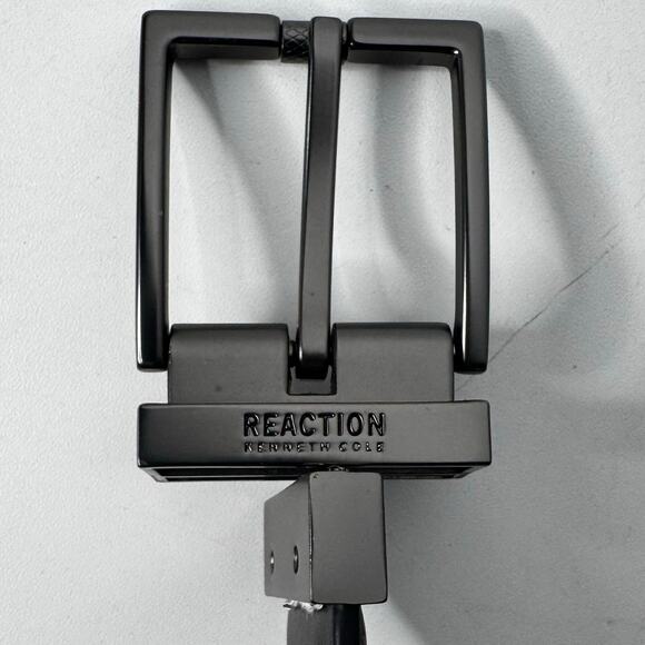 Kenneth Cole Reaction Belt Mens 38-40 Synthetic Brown Black Reversible - Picture 5 of 6